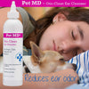 Pet MD otic Clean Limpiador de oídos para gatos y perros, guisante de olor, 8 onzas, fragancia de vainilla - BESTMASCOTA.COM