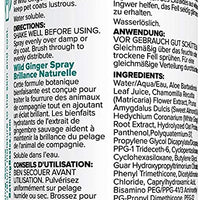 John Paul Pet Wild Ginger Shine Spray para perros y gatos, calma las condiciones hidrata y revitaliza el brillo, no en aerosol, 8 onzas - BESTMASCOTA.COM