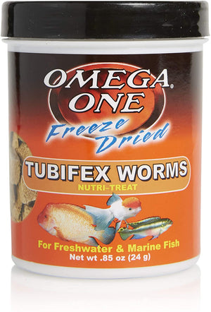 Omega One Freeze Dried Tubifex Worms - BESTMASCOTA.COM