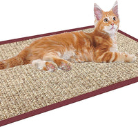 Treasborn - Rascador para gatos de sisal grueso y duradero, antiarañazos, no se ensucia, protector de muebles natural para garras - BESTMASCOTA.COM