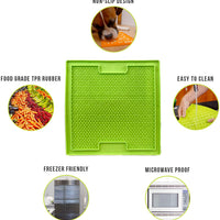 Hyper Pet LickiMat - Alfombrilla de alimentador lento para gatos (ayuda con la fatiga del bigote, perfecta para alimentos para gatos, dulces de gatos, yogur, o mantequilla de cacahuete – Divertida alternativa a los cuencos de gato de alimentación lenta, c - BESTMASCOTA.COM