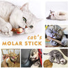 Deyace Catnip Sticks 40 piezas Orgánica Gato Catnip Juguetes Natural Planta Matatabi Plata Vina Masticar Palos Gato Dientes Limpieza Masticar Juguete para Gato Gatito Kitty (40 piezas) - BESTMASCOTA.COM