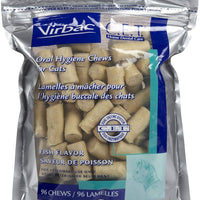 Virbac C.E.T. Enzymatic Chews de higiene bucal para gatos - BESTMASCOTA.COM
