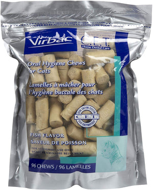 Virbac C.E.T. Enzymatic Chews de higiene bucal para gatos - BESTMASCOTA.COM