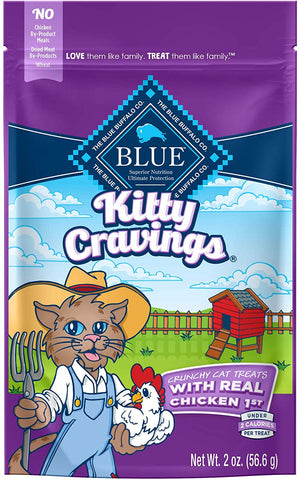 Blue Buffalo Kitty Cravings Crunchy Cat Treats - BESTMASCOTA.COM