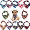 Bandanas de perro de 12 piezas, pañuelo triangular para perro, impresión reversible lavable, baberos para perro, juego de pañuelos, apto para mascotas pequeñas o medianas - BESTMASCOTA.COM