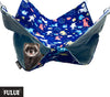 FULUE Ferret Rat Hamaca cama, Ferret Nation Jaula Accesorios Kit Set Staff House y Hideouts Cueva para Guinea Pig hurón - BESTMASCOTA.COM