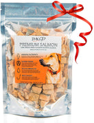 Freeze Dried salmón entrenamiento de perro Treats – Natural Aceite de Omega 3 mantener mascotas saludable – para perros de pequeño, grande – 100% un ingrediente puro peces piel tratar – última intervensión de gluten, grano, sin soja – hecho en Estados Uni - BESTMASCOTA.COM