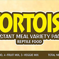 Tortuga de Herp instantánea comidas saludables alimentos Variety Pack - BESTMASCOTA.COM