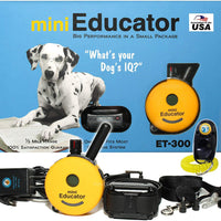 Paquete de 2 artículos – E-Collar – ET-300-1/2 milla a distancia impermeable entrenador mini educador – Collar estático, vibración y estimulación de sonido con kit de entrenamiento para perros PetsTEK, Básico - BESTMASCOTA.COM