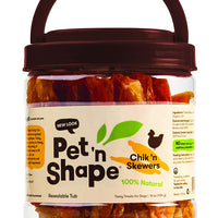 Pet 'n Shape Chik Golosinas de brochetas naturales para perros - BESTMASCOTA.COM