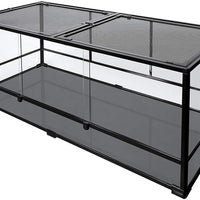 Carolina – Jaulas personalizadas de terrario, altura extralarga, profundidad de 60 x 24 x 24 h; fácil de montar, base y pantalla superior solamente, caja 1 de 2 - BESTMASCOTA.COM