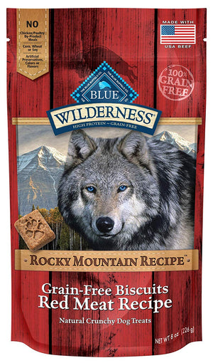 Blue Buffalo Wilderness Trail Treats galletas sin granos de proteína alta para perros crujientes - BESTMASCOTA.COM