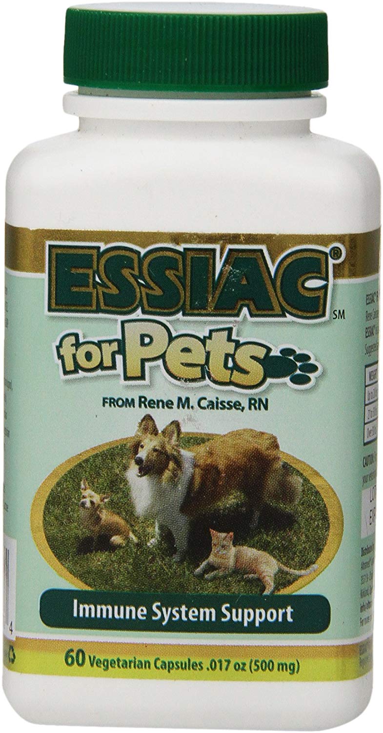 Essiac International - Complemento para hierbas para mascotas, 60 cápsulas - BESTMASCOTA.COM