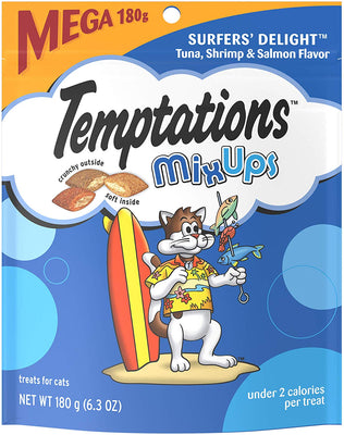 TEMPTATIONS MixUps Crunchy and Soft Cat Treats, 6.3 oz. - BESTMASCOTA.COM