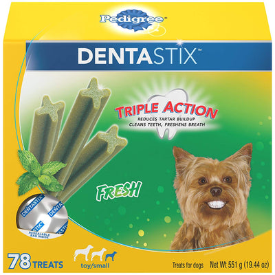 Pedigree DENTASTIX Juguete Fresco/Pequeños Regalos para Perros - BESTMASCOTA.COM