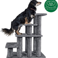 Furhaven escaleras para mascotas, patas estables, muebles de varios pasos para mascotas, rampa de ayuda para perros y gatos, disponible en varios colores y tamaños - BESTMASCOTA.COM