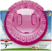 Kaytee Run-about 7" pelota de ejercicio, deslumbrante, los colores pueden variar - BESTMASCOTA.COM