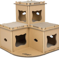 PETIQUE Feline Penthouse Casa para gatos - BESTMASCOTA.COM