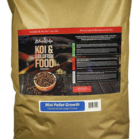 Blue Ridge - Pellets de comida para pescado, fórmula de crecimiento de peces dorados y Koi, mini pellet flotante de 1/8 pulgadas, dieta equilibrada - BESTMASCOTA.COM
