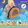 CROWNY - Bolsa transportadora de hámster con correa transpirable y portátil para hámster, erizo, ardilla ratones, ratas, azucarera, etc., Dibujos animados a - BESTMASCOTA.COM