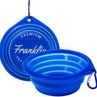 Franklin Pet Supply - Cuenco plegable para mascotas sin BPA, aprobado por la FDA – Perros – Gatos - BESTMASCOTA.COM