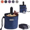 Vivaglory - Bolsa de regalo para perros con manos libres y cintura ajustable y dispensador de bolsas de residuos para perros, 2 maneras de llevar - BESTMASCOTA.COM