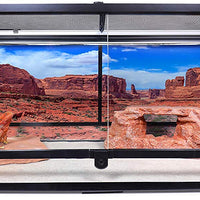 Carolina Custom Cages Reptile Habitat Background; Arches' Park Avenue, for 48Lx24Wx24H Terrarium, 3-Sided Wraparound - BESTMASCOTA.COM