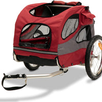 PetSafe Solvit HoundAbout Pet Bicycle Trailer For Dogs and Cats, Aluminum Frame, Medium and Large - BESTMASCOTA.COM