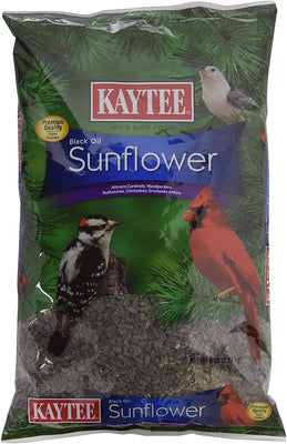 Kaytee Wild Bird Food - Girasol de aceite negro, 5 libras (paquete de 3), talla única - BESTMASCOTA.COM