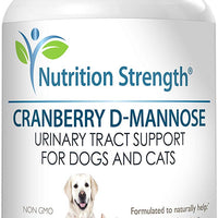 Arándano D-Mannose antioxidante, fuerza de apoyo para perros y gatos, previene y elimina Uti urinarias, Nutrición, 150 Tabletas Masticables - BESTMASCOTA.COM
