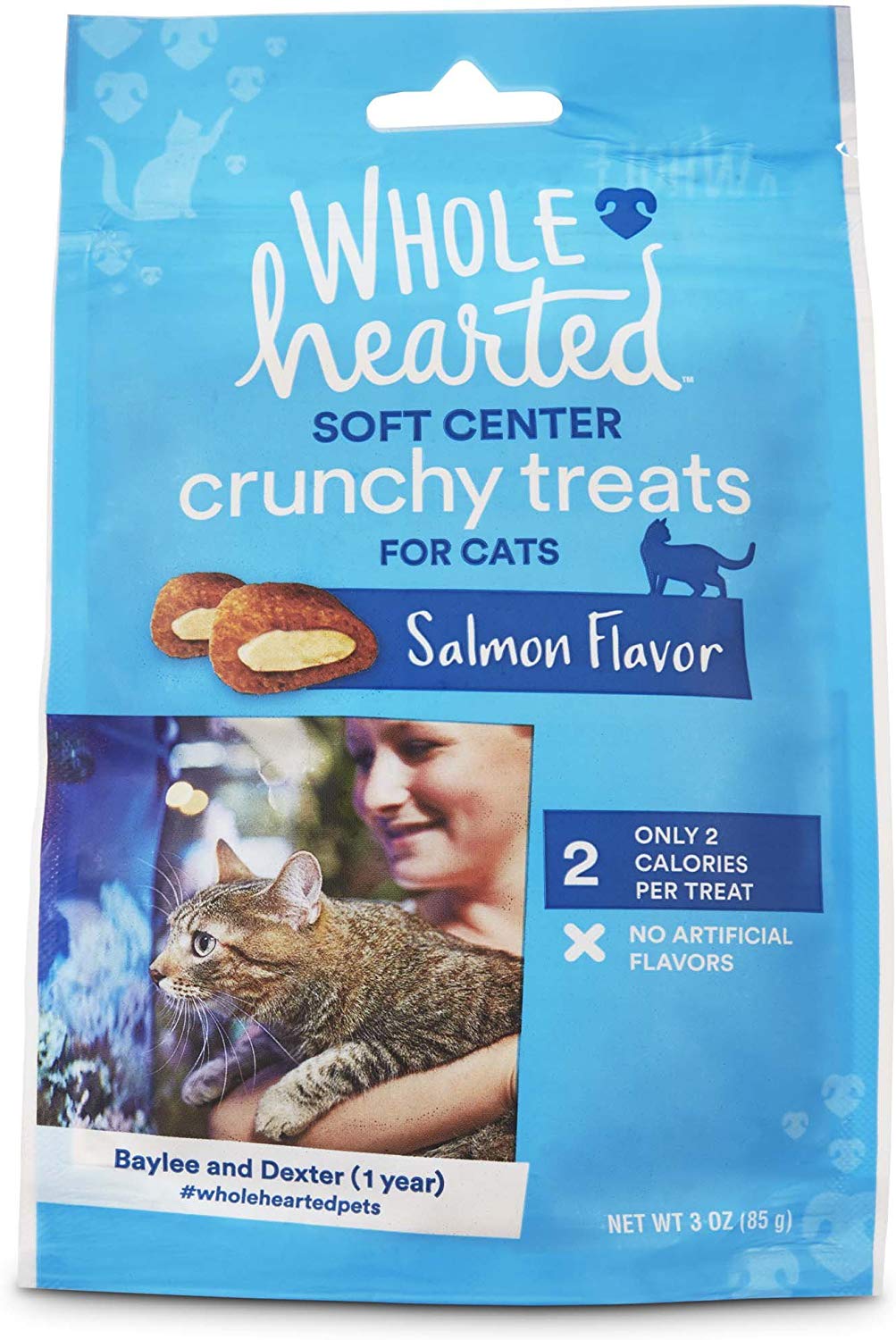 wholehearted suave Centro crujiente Sabor Salmón Alimento para Gatos - BESTMASCOTA.COM