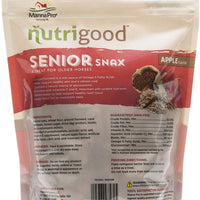 Nutrigood Senior Snax golosinas para caballos | Fabricado con ácidos grasos omega 3, biotina, y glucosamina | 2 libras - BESTMASCOTA.COM