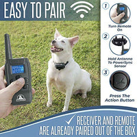 Pet Union PT0Z1 collar de entrenamiento para perros, totalmente impermeable, rango de 1200 pies - BESTMASCOTA.COM