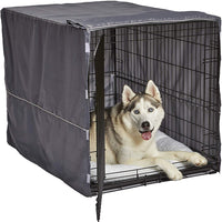 MidWest funda para jaula de perro, funda para jaula de privacidad para perros, se adapta a cajas de perro Midwest, se puede lavar a máquina y secar - BESTMASCOTA.COM