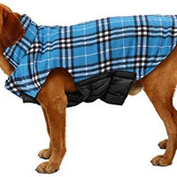 MIGOHI Dog Jackets for Winter Windproof Waterproof Reversible Dog Coat for Cold Weather British Style Plaid Warm Dog Vest for Small Medium Large Dogs - BESTMASCOTA.COM