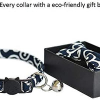 M-YOUNG Collar para gato con campana y pajarita, collares de seguridad ajustables para cachorro de gatito (6.7 in a 10,8 pulgadas) - BESTMASCOTA.COM