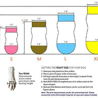 Harfkoko - Calcetines de punto antideslizante para perros y gatos con refuerzo de goma, protector de huella de perro antideslizante y protector de huella de gato para uso en interiores, apto para perros y gatos pequeños y medianos y grandes - BESTMASCOTA.COM