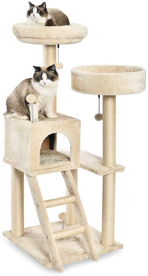 AmazonBasics - Árbol de gato con plataforma, tamaño extragrande - BESTMASCOTA.COM