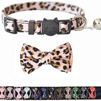 M-YOUNG Collar para gato con campana y pajarita, collares de seguridad ajustables para cachorro de gatito (6.7 in a 10,8 pulgadas) - BESTMASCOTA.COM