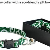 M-YOUNG Collar para gato con campana y pajarita, collares de seguridad ajustables para cachorro de gatito (6.7 in a 10,8 pulgadas) - BESTMASCOTA.COM