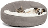 Cama acogedora Best Friends by Sheri, cama de lujo para perros y gatos con cobija, cálida y segura. Brinda apoyo para la cabeza, el cuello y las articulaciones, lavable a máquina, parte inferior resistente al agua - BESTMASCOTA.COM