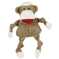 HuggleHounds - Juguete de peluche chirriante para perros con nudos para masticadores agresivos - BESTMASCOTA.COM