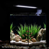 9 W acuario luz LED, 656.2 yard Ultra brillante luz tanque de peces, IP67 impermeable Clasificación, para plantas de acuario de agua dulce, interior de agua Jardín, 2 unidades - BESTMASCOTA.COM