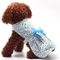 Petroom - Vestido de perro para cachorro, diseño de princesa floral para perros pequeños, gatos para verano - BESTMASCOTA.COM