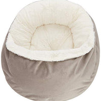 Cama acogedora Best Friends by Sheri, cama de lujo para perros y gatos con cobija, cálida y segura. Brinda apoyo para la cabeza, el cuello y las articulaciones, lavable a máquina, parte inferior resistente al agua - BESTMASCOTA.COM