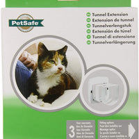 PetSafe túnel Extension de pared para PetSafe 4-Way Bloqueo y llave Cat puertas magnético, color blanco - BESTMASCOTA.COM