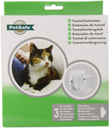 PetSafe túnel Extension de pared para PetSafe 4-Way Bloqueo y llave Cat puertas magnético, color blanco - BESTMASCOTA.COM