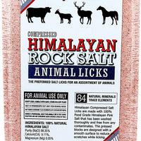 Lecho de sal del Himalaya comprimido para caballo, vaca, cabra, etc. Hecho de sal del Himalaya especialmente seleccionada de mayor calidad – Minerales distribuidos uniformemente – 100% puro y natural - BESTMASCOTA.COM