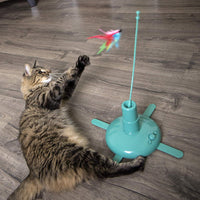 SmartyKat Loco! Juguete móvil para gatos automatizado para actividades - BESTMASCOTA.COM